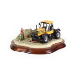 Border Fine Arts 'Frontiers of Farming' (Fastrac JCB), model No. B0273 by Kirsty Armstrong,