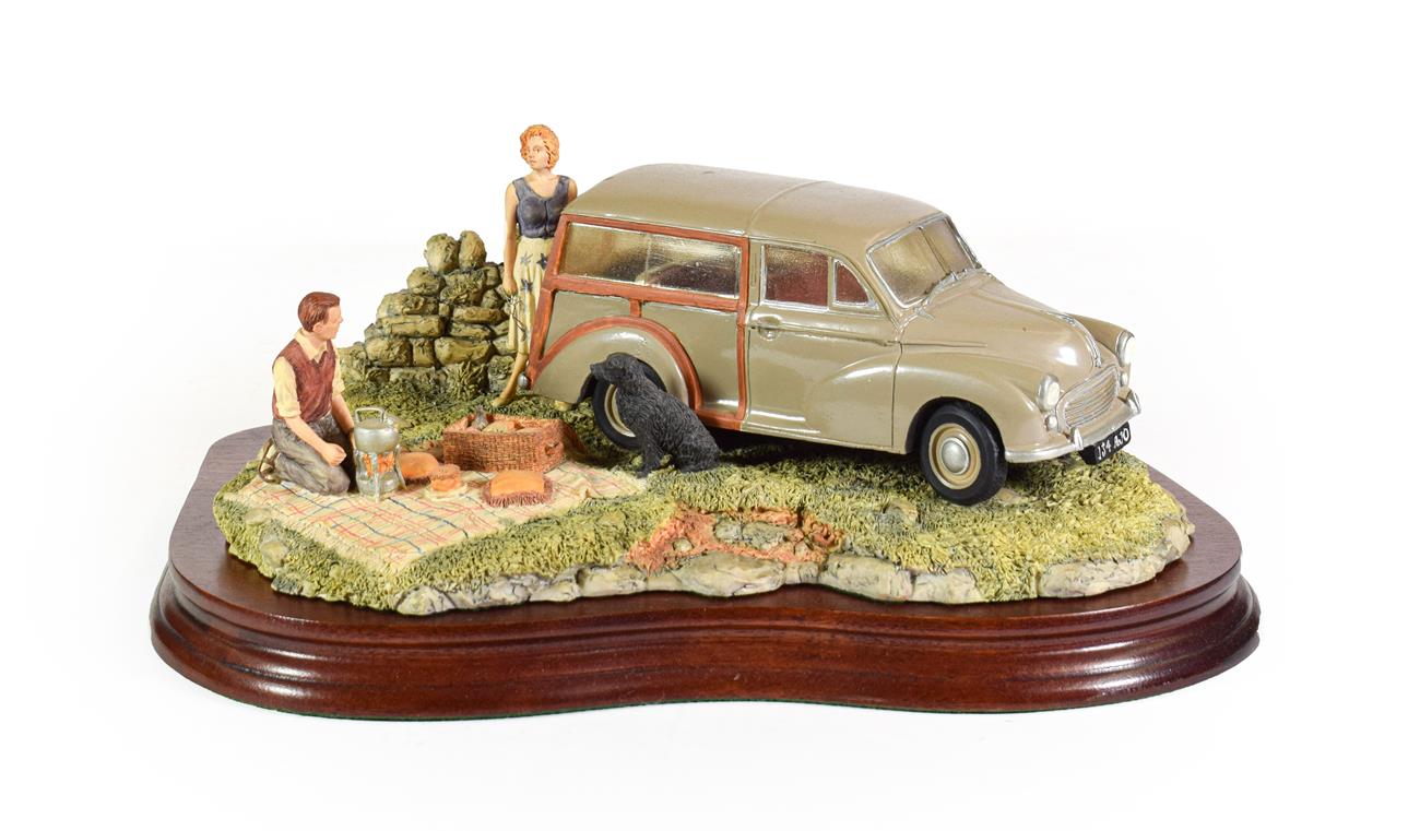 Border Fine Arts 'A Day in the Country' (Morris 100 Traveller), model No. JH93 by David Walton,