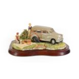 Border Fine Arts 'A Day in the Country' (Morris 100 Traveller), model No. JH93 by David Walton,