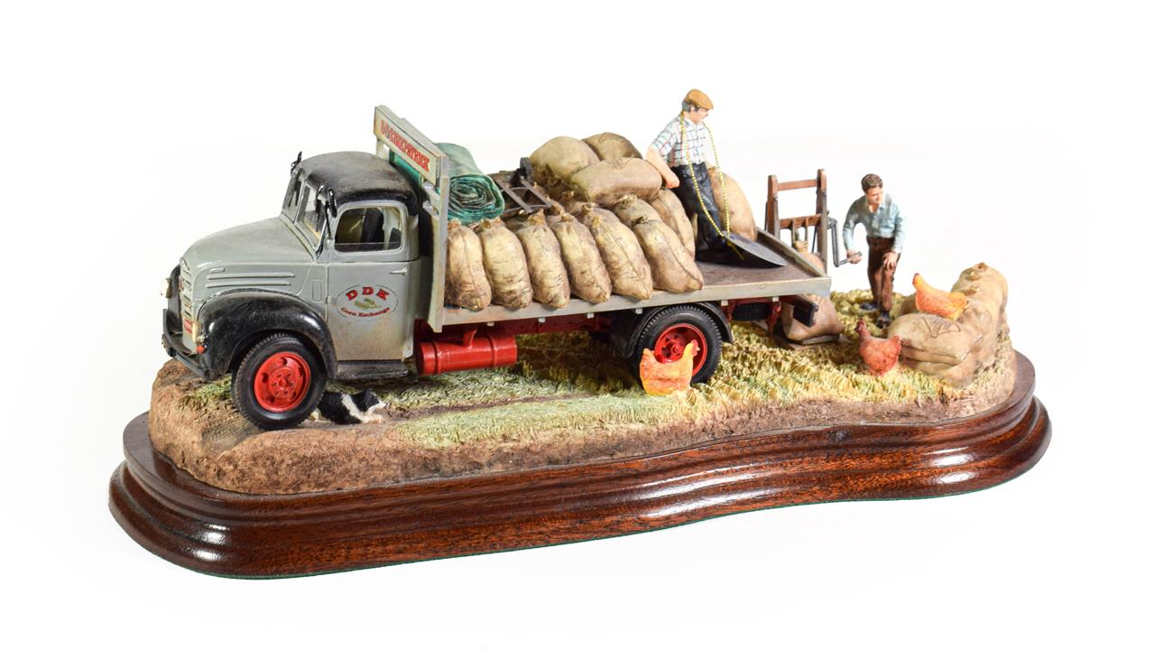 Border Fine Arts 'Easy Pickings' (D.D Kirkpatrick Corn Exchange Wagon), model No. B1330 by Ray