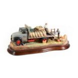 Border Fine Arts 'Easy Pickings' (D.D Kirkpatrick Corn Exchange Wagon), model No. B1330 by Ray