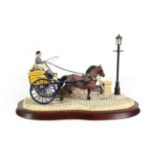 Border Fine Arts 'Delivered Warm' (Horse-drawn Baker's Van), model No. B0040 by Ray Ayres, limited