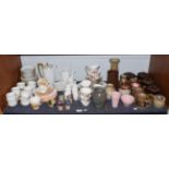 Studio pottery by Donald Glanville, Denby, tea-sets by Shelley, Rosenthal, Paragon etc, studio