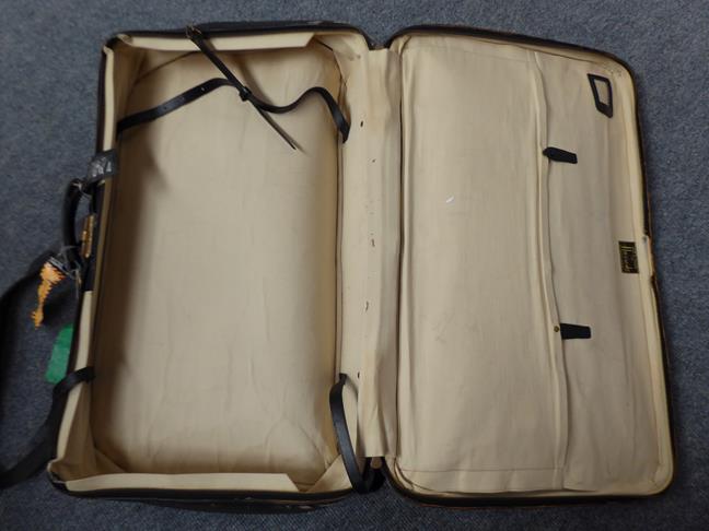 Three graduated black Tanner Krolle suitcases made for Harrods, the largest with canvas protector, - Image 36 of 46