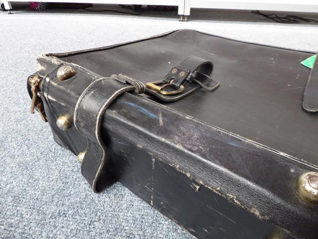 Three graduated black Tanner Krolle suitcases made for Harrods, the largest with canvas protector, - Image 32 of 46