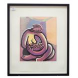 Trevor Price (20th/21st century) ''Mother and child'', signed, inscribed and numbered 29/100 etching
