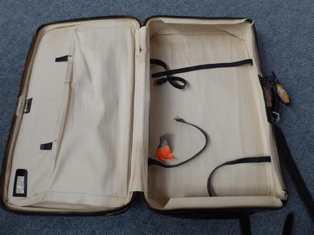 Three graduated black Tanner Krolle suitcases made for Harrods, the largest with canvas protector, - Image 10 of 46