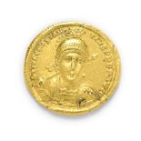 Ancient Rome, Constantius II (337 - 361 A.D.), Gold Solidus. 4.45g, 20.6mm, 5h. Antioch Mint. FL IVL