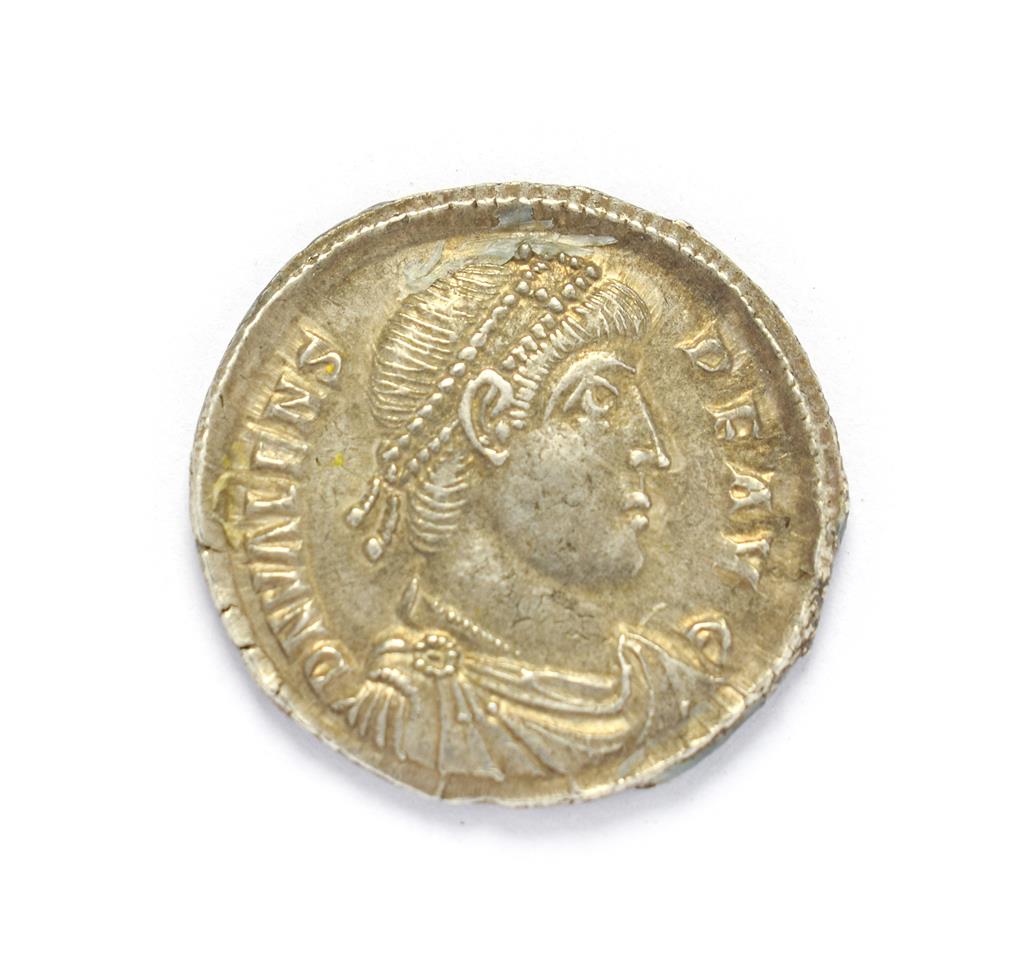 Ancient Rome, Valens (364 - 378 A.D.), Silver Heavy Siliqua. 3.28g, 19.8mm, 5h. Constantinople mint.