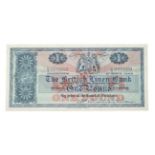 Scotland, British Linen Bank, 1961 Specimen One Pound, A. P. Anderson signature, serial number: U/