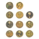 Ancient Rome, A Collection of 10 x Brass Sestertii consisting of coins of the emperors: Vespasian (
