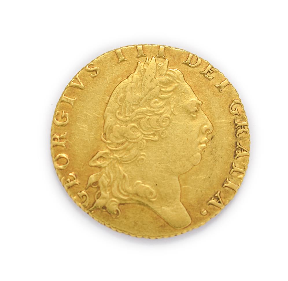 George III (1760 - 1820), 1795 Guinea. Obv: Fifth, laureate portrait of George III right. Rev: