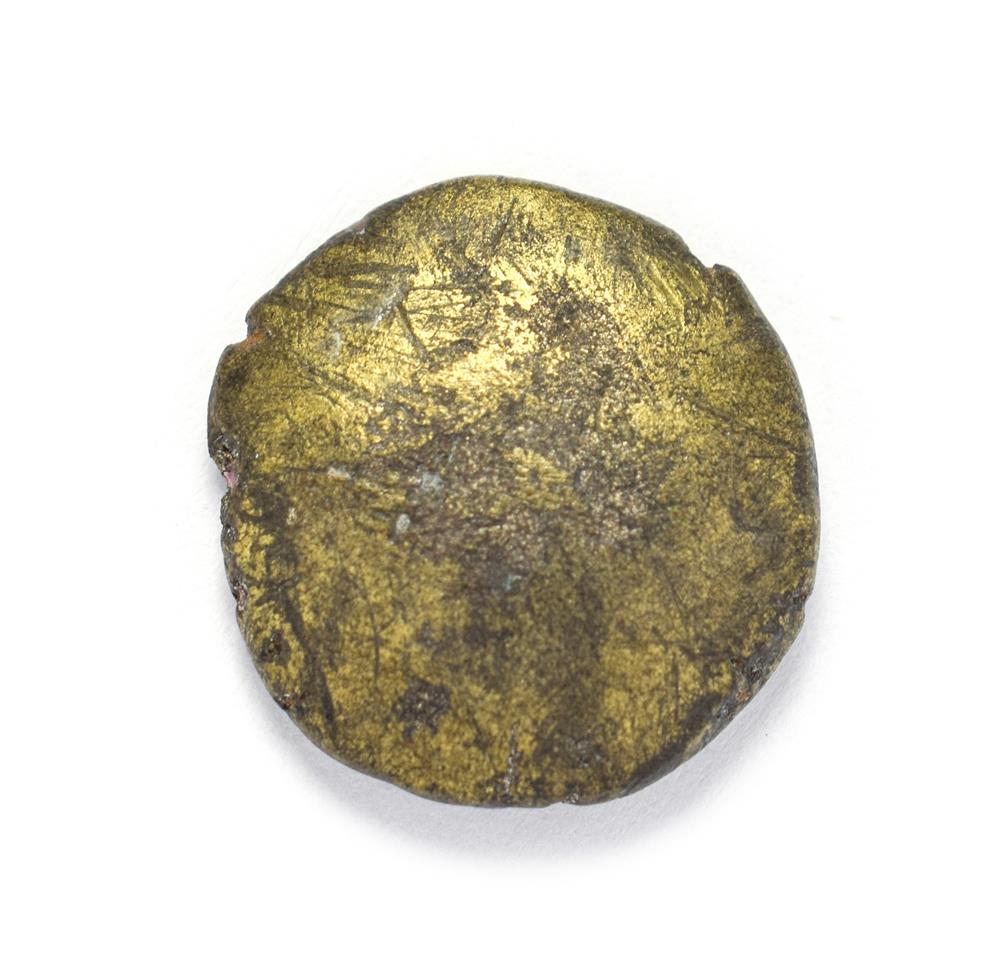 Celtic, Early Uninscribed ''Saversnake Forest'' Gold Stater. C. 65 B.C. 3.62g, 16.7mm. Type Mb. Obv: - Image 2 of 2