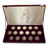 Great Britain, 1981 ''The Royal Marriage Commemorative Coin Collection'' 16-Coin Silver Proof Set