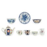 A Worcester Porcelain Tea Cup, circa 1770,