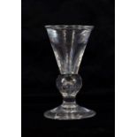 A Heavy Baluster Toastmaster's Glass, circa 1720,