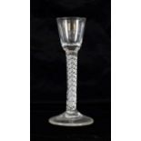 A Cordial Glass, circa 1750,