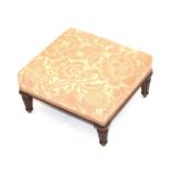 A 19th Century Mahogany Footstool, in the manner of Gillows,