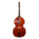 Double Bass playing length 42 1/2'', labelled 'Gear 4 Music Full Size Orchestral Bass By Gear 4