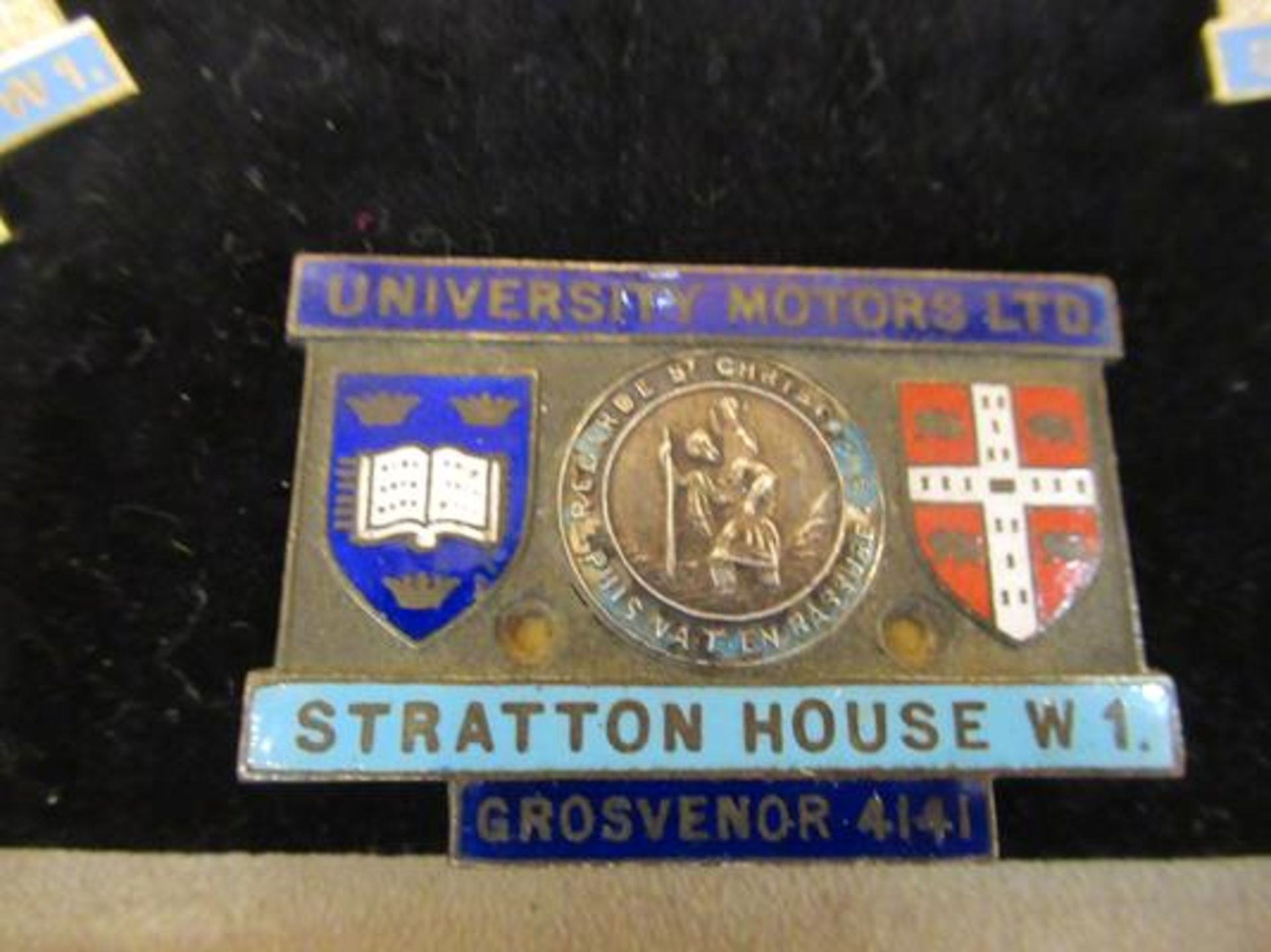 ~ Ten Assorted Enamel Car Badges, to include Hebden Brothers Ltd (x2), Bambers (x2), University - Image 4 of 9