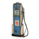 ~ A 1930's Wayne Free-Standing Forecourt Petrol Pump Dispenser, complete with rubber hose and