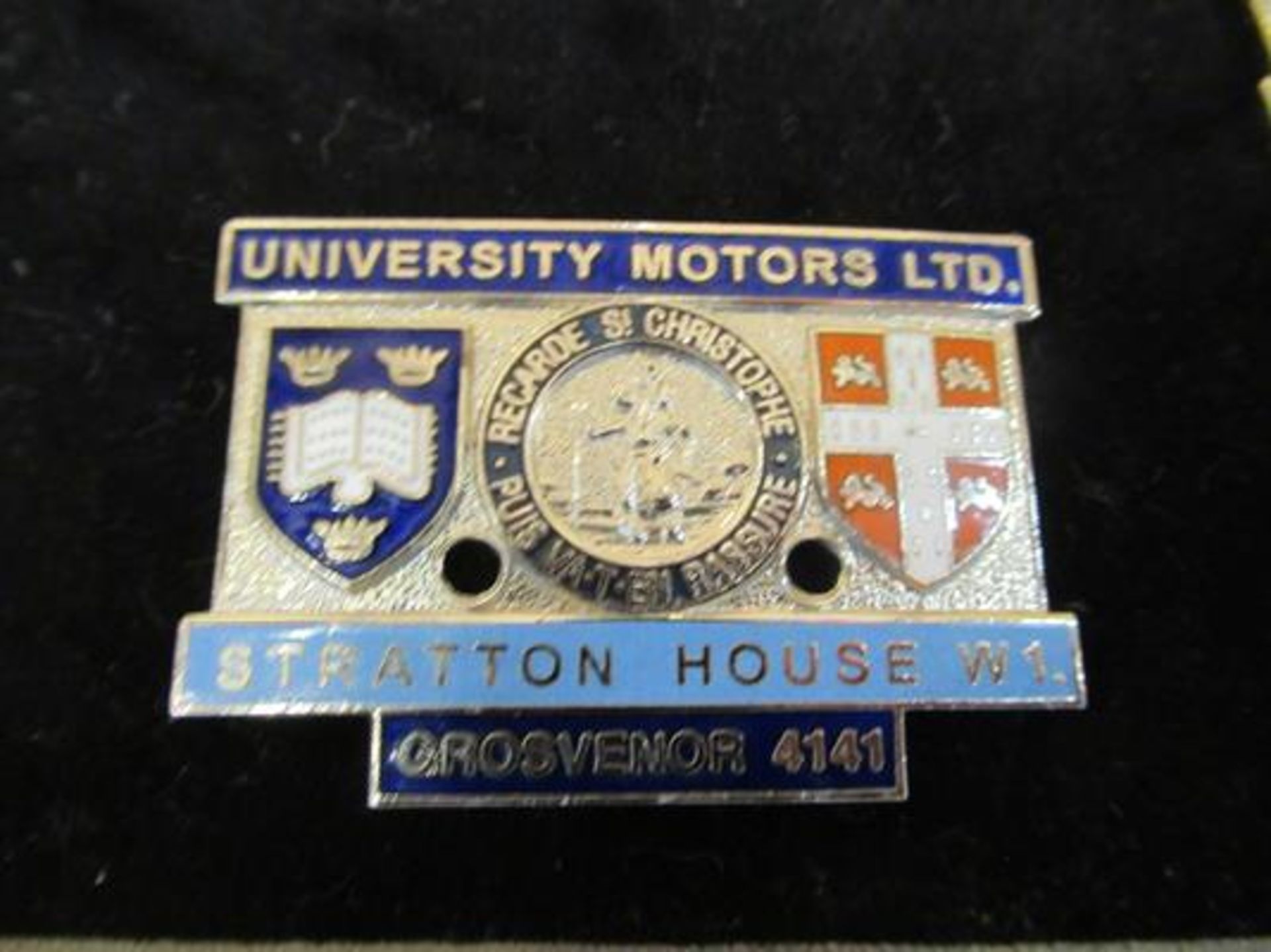 ~ Ten Assorted Enamel Car Badges, to include Hebden Brothers Ltd (x2), Bambers (x2), University - Image 2 of 9