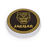 An Illuminated Car Display Sign: Jaguar, with low voltage transformer, 43cm diameter