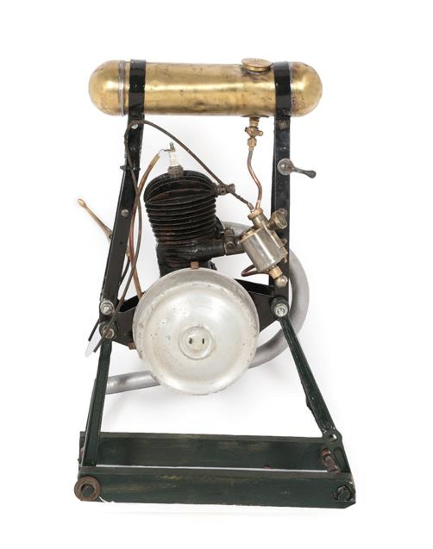 Villiers stationary engine mounted on a stand (small bore engine)