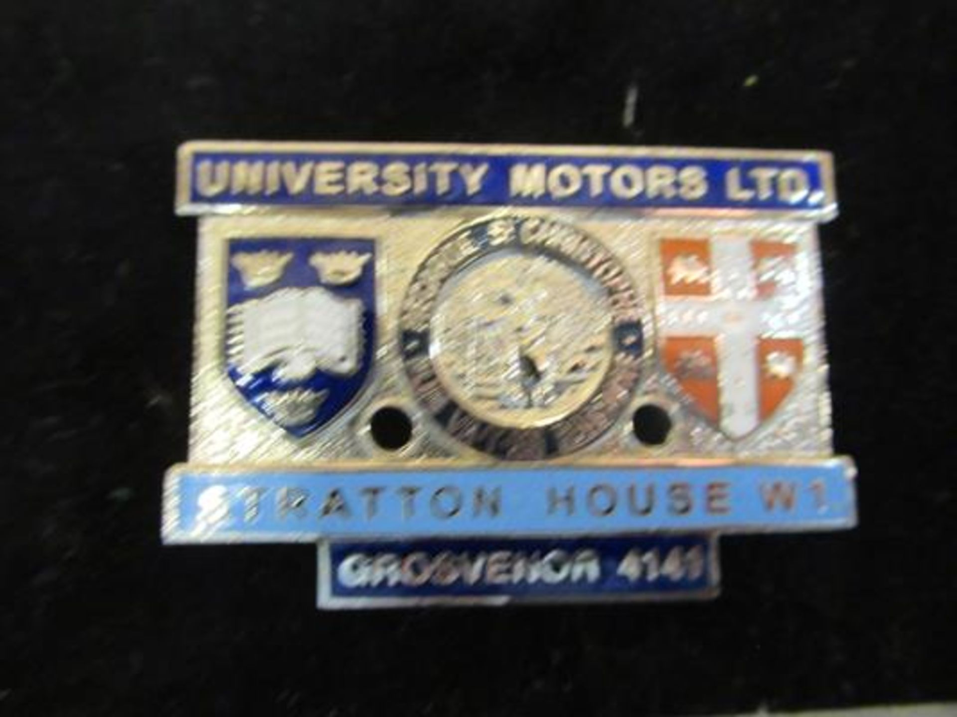 ~ Ten Assorted Enamel Car Badges, to include Hebden Brothers Ltd (x2), Bambers (x2), University - Image 6 of 9