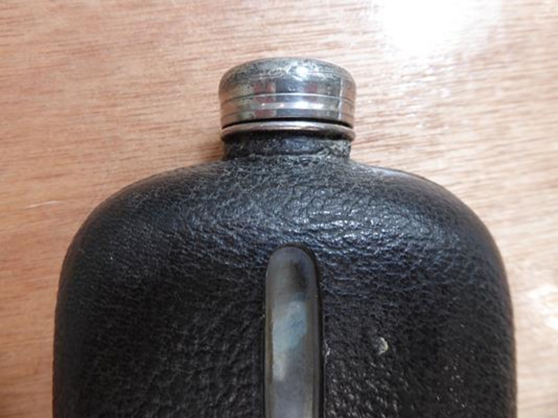 The Gordon Bennett Road Race, Ireland 1903: a silver plated souvenir winner's brandy flask, half - Image 4 of 10