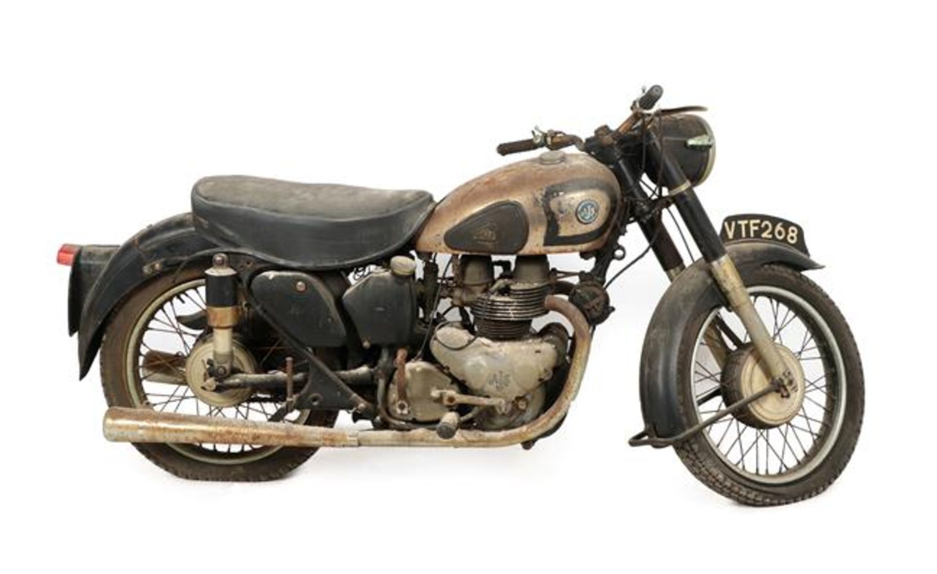 ~ 1955 AJS M20 Motorcycle Registration number: VTF 268 Date of first registration: N/A Frame number:
