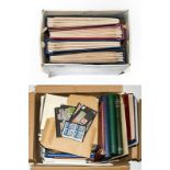 Worldwide accumulation in 2 Cartons, 1000s of stamps, m/ss, booklets and postal history, with