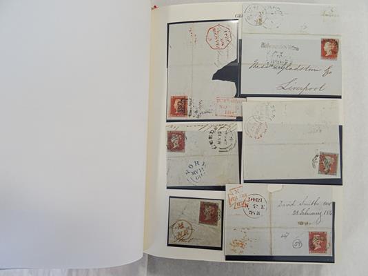 Great Britain, the Queen Victoria postal history volume, magnificent display of 19th century - Image 13 of 32