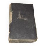 A Black Edwardian Album Containing Approx. 490 Cards. A mixture of subjects and condition but better