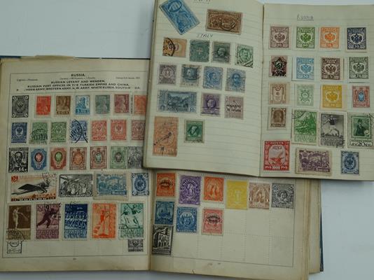Worldwide, pre-war schoolboy/girl collection in a battered Olympic album, reasonably well-filled