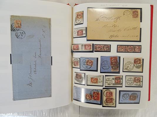 Great Britain, the Queen Victoria postal history volume, magnificent display of 19th century - Image 28 of 32
