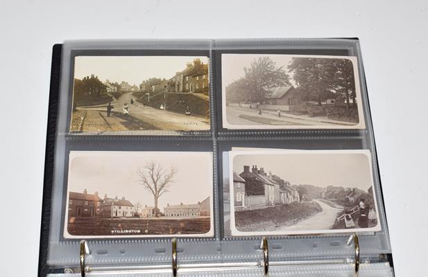 A Red Album Containing Approx. 134 Cards of North And East Yorkshire Villages. A valuable collection - Image 9 of 10