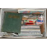 Box and Bag of stamps, including 65 presentation packs from late 1990s to 2000s, further loose