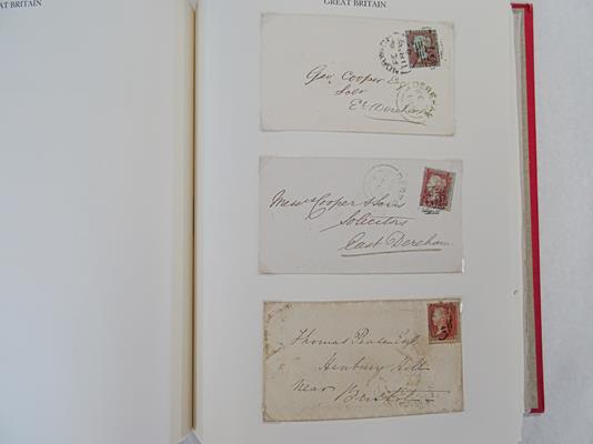 Great Britain, the Queen Victoria postal history volume, magnificent display of 19th century - Image 24 of 32