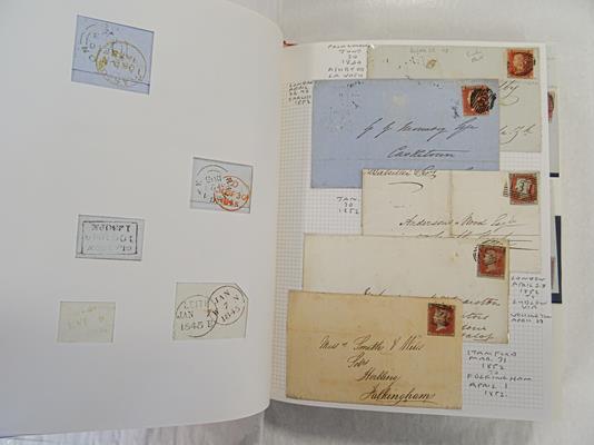 Great Britain, the Queen Victoria postal history volume, magnificent display of 19th century - Image 12 of 32