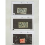 Great Britain, KGV group, 1913 Waterlow 10/- seahorse, two used examples with minor imperfections (