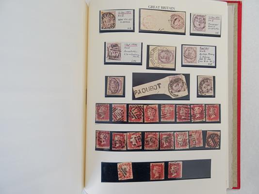 Great Britain, the Queen Victoria postal history volume, magnificent display of 19th century - Image 31 of 32