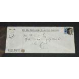 Great Britain, 1902 2½d I.R. Official (SG.O22), single usage on Somerset House 'On His Britannic