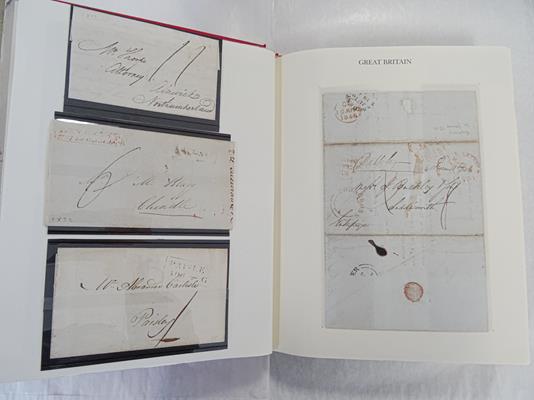 Great Britain, the Queen Victoria postal history volume, magnificent display of 19th century - Image 3 of 32