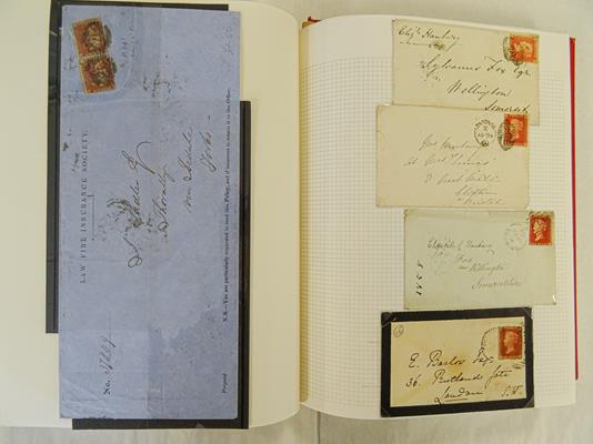 Great Britain, the Queen Victoria postal history volume, magnificent display of 19th century - Image 22 of 32