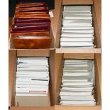 First Day Covers 1966-2008 collection filed in three boxes, most with two of each, incl