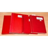 Great Britain, collection KGV to QEII written-up in four loose-leaf albums. Two volumes are