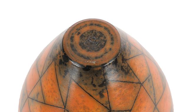 Duncan Ross (b.1943): A Burnished Terra-sigillata Vessel, with resist and inlay decoration, - Image 5 of 5