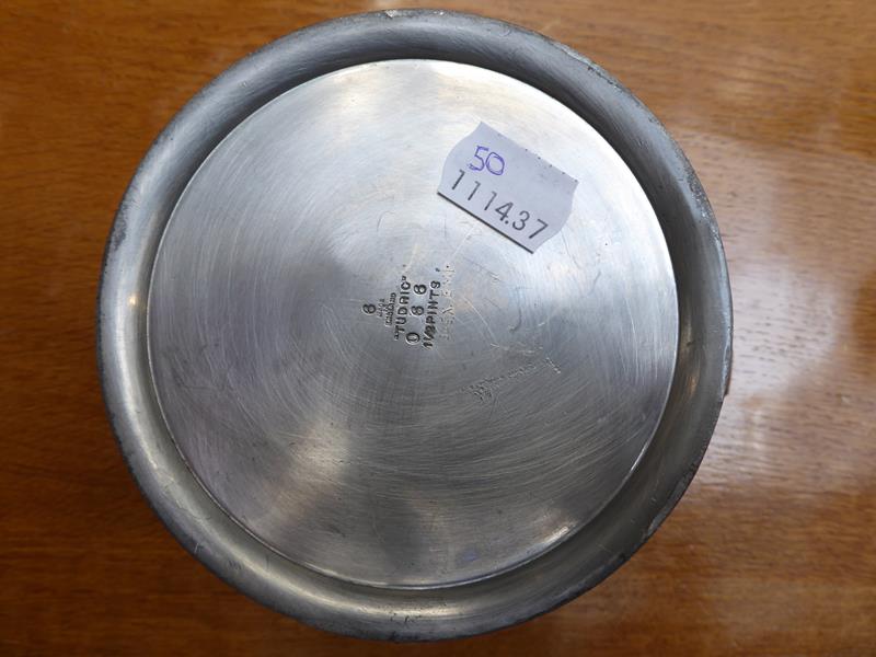 Archibald Knox (1864-1933) for Liberty & Co: A Tudric Pewter Bowl, model 0535, with cast and pierced - Image 15 of 15