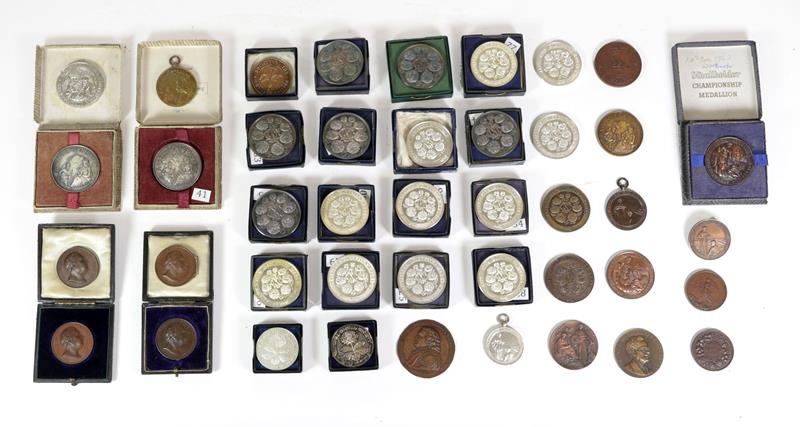 A Collection of Forty Two Horticultural Medals, including four Sir Joseph Banks Royal